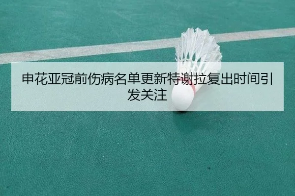 申花亚冠前伤病名单更新特谢拉复出时间引发关注 - BaJIeSPORtS